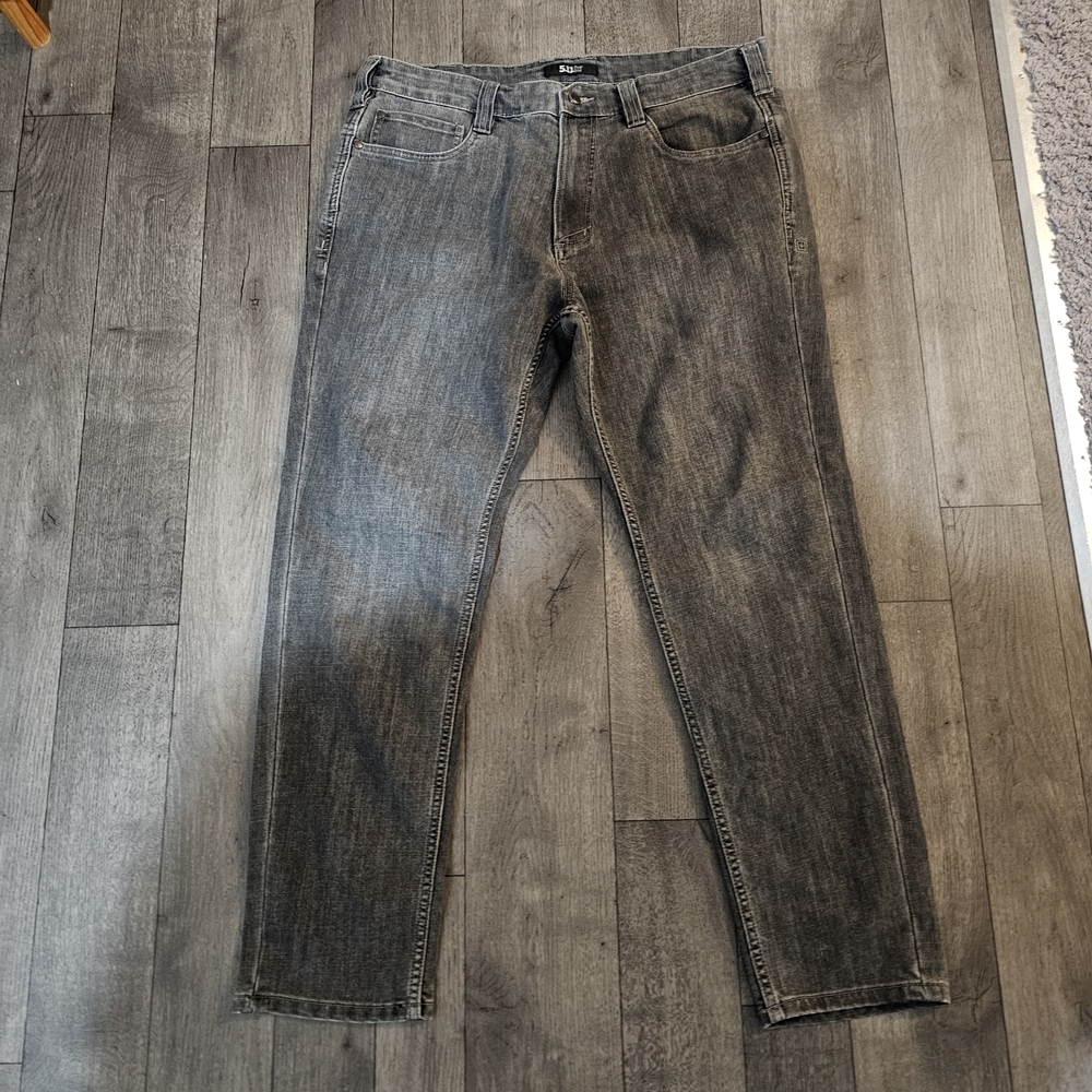 5.11 Tactical Men's Gray Jeans Size 36 X 30